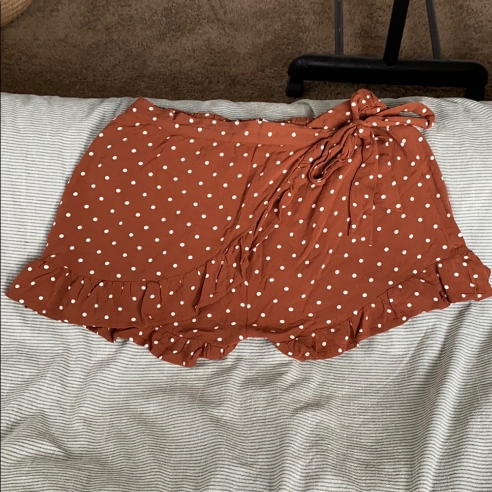 Polka dot skort